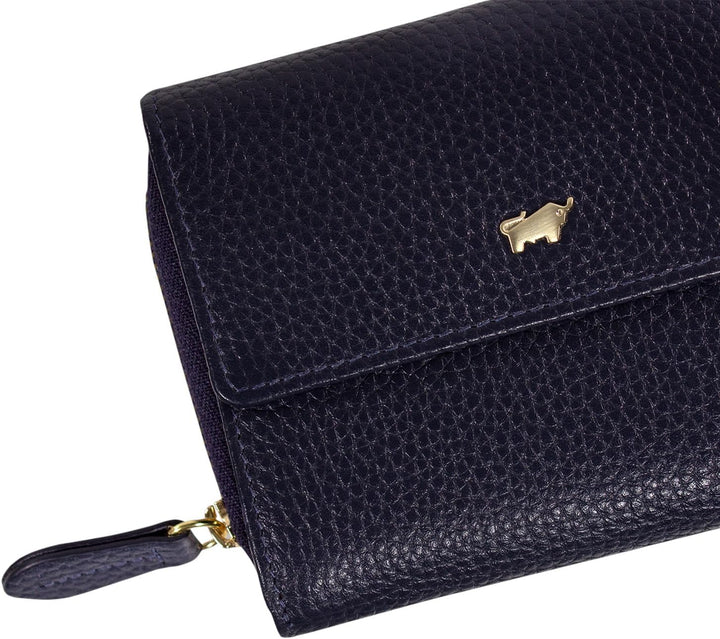 BRAUN BÜFFEL Asti Zip Wallet M Navy