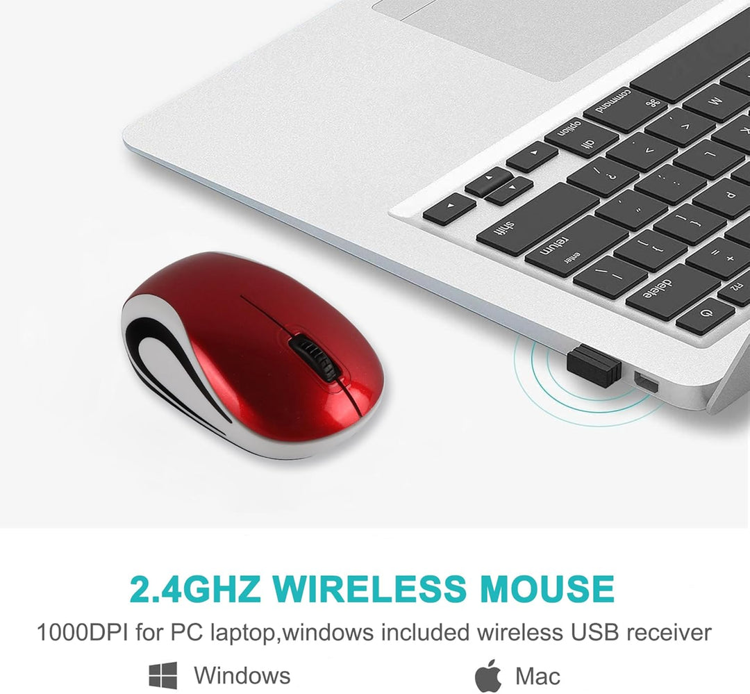 Kabellose Maus Niedliche Mini-Computermaus Kleine Grösse Tasche Tragbare Kompakte Reise USB Optische