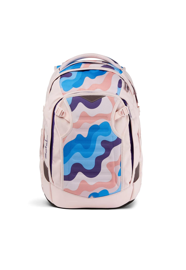 satch match Schulrucksack ergonomisch, erweiterbar auf 35 Liter, extra Fronttasche Candy Clouds - Ro