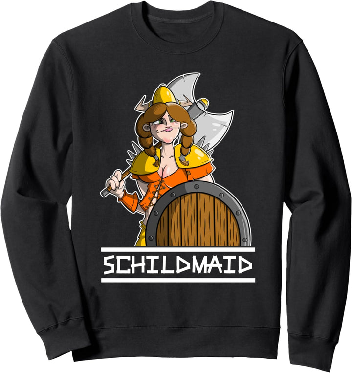 Schildmaid - Wikinger Wikingerfrau Nordische Kriegerin Sweatshirt