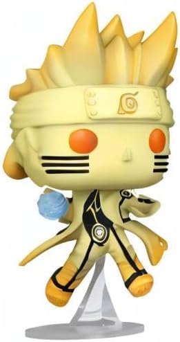 Funko Pop! Animation: Naruto Shippuden - Naruto Uzumaki im Kurama Link Mode mit Rasengan Glow Chase