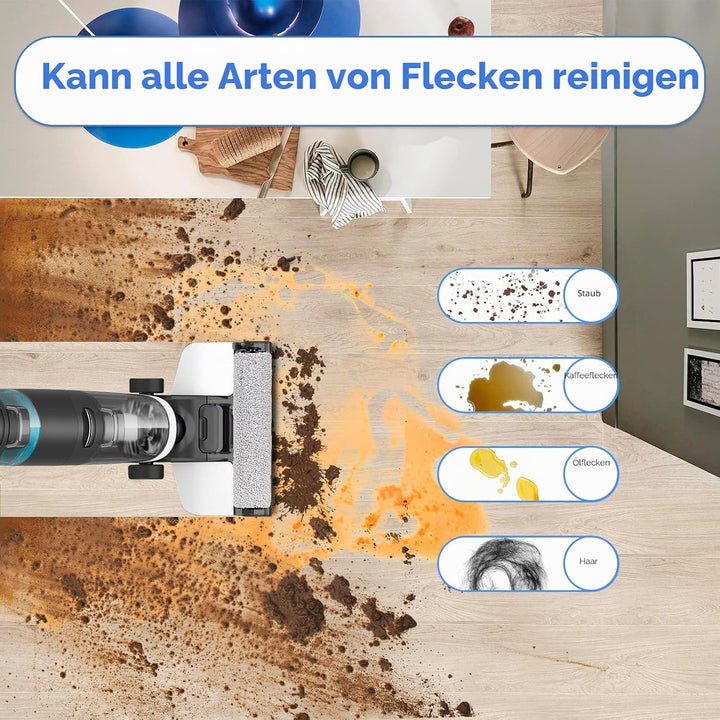 Ersatz-Bürstenwalzen Kompatibel mit Tineco iFloor 3 / Floor One S3 / iFloor 2 Schnurlosem Nass- und