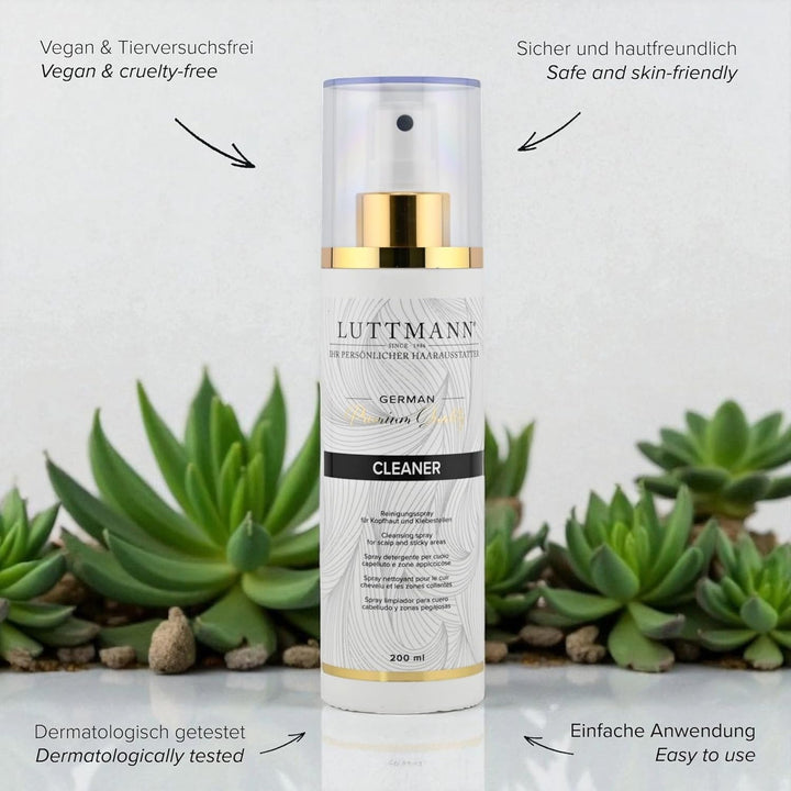 Cleaner Solvent 200 ml - Tape Extensions Bonding Löser, Entferner/Reinigungsspray für Kopfhaut und K
