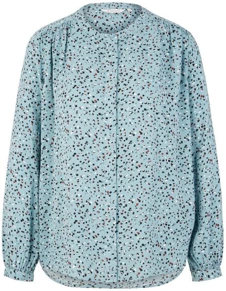 TOM TAILOR Damen Bluse mit Muster 46 30927 - Tourmaline Dot Design, 46 30927 - Tourmaline Dot Design