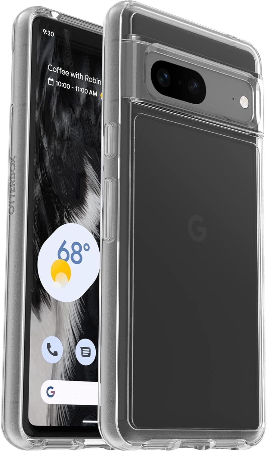 OtterBox Symmetry Clear Hülle für Google Pixel 7, sturzsicher, schützende Hülle, 3x getestet nach Mi