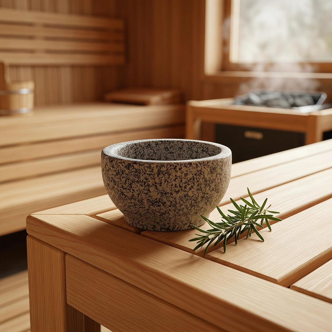 BESPORTBLE Sauna-aromaschale Aus Naturstein Hitzebeständig Duftsteinbecher Für Ätherische Öle Dampfb