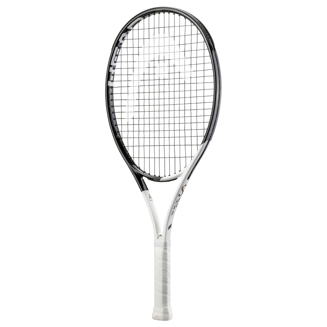 HEAD Speed Jr.25 Tennisschläger, Schwarz/Weiss, Griffstärke 07, 8-10 Jahre