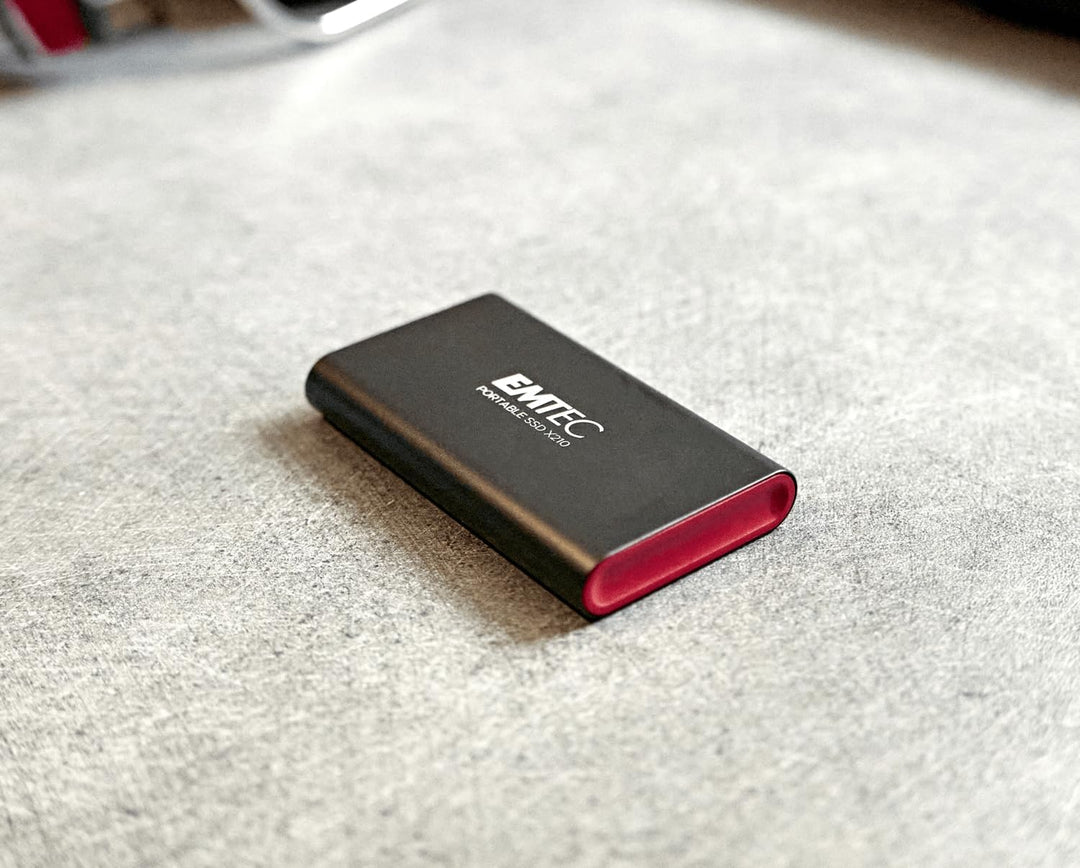 Emtec X210 Elite, Portable SSD 1 TB, Externe Festplatte,USB 3.2 Gen1 und 2.0, USB-C 3.2 Gen2 auf USB
