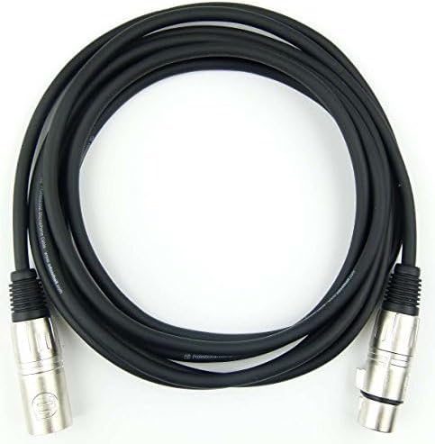Adam Hall Cables 2 Stück K3MMF0300 Mikrofonkabel XLR female auf XLR male DMX Audio Kabel 3 pol polig
