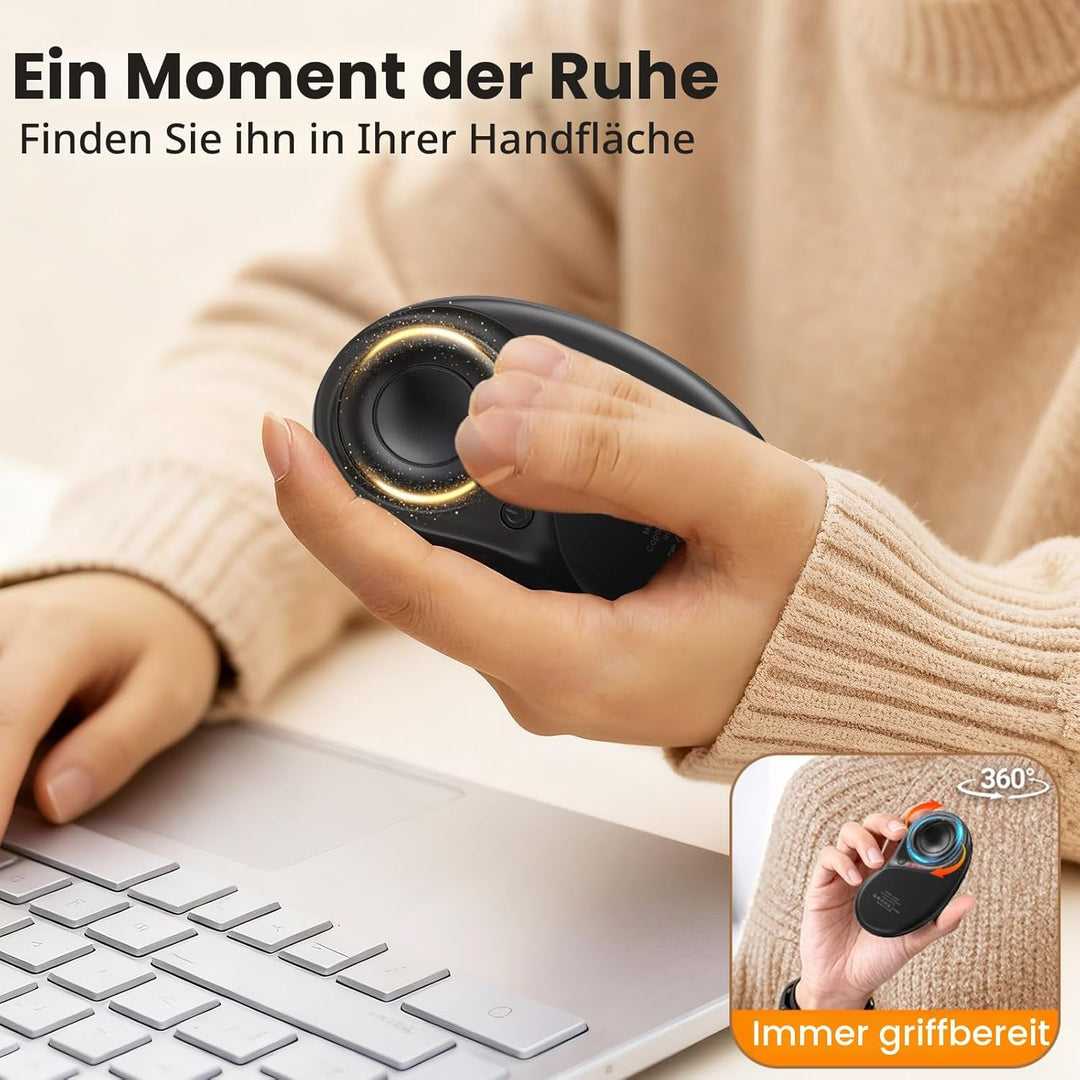 Handwärmer Elektrisch, 2er Set Elektrische Handwärmer Magnetisch 6000mAh, 3 Heizstufen bis 57°C,Gesc