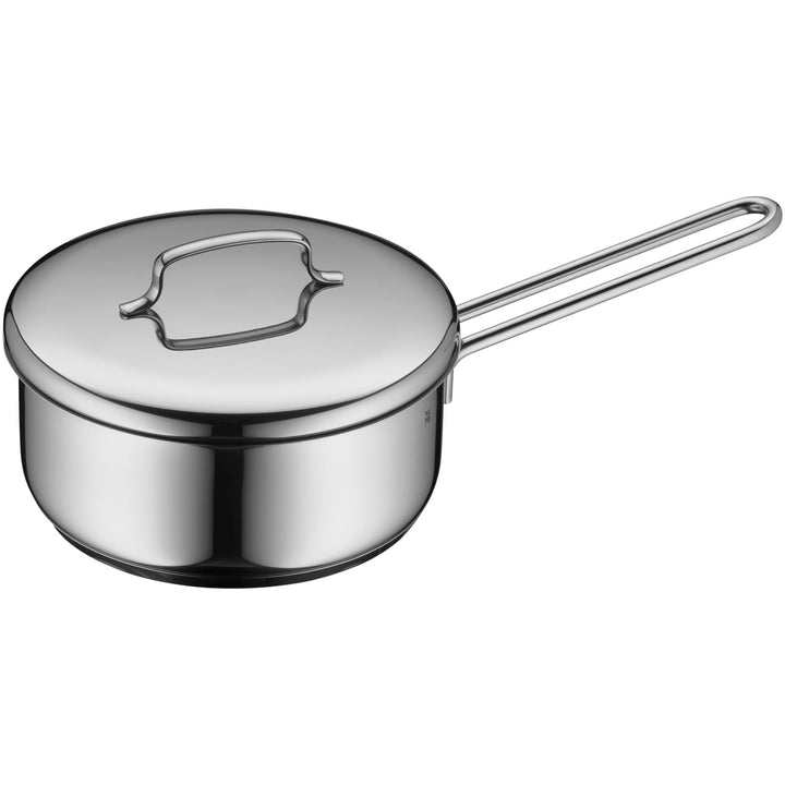 WMF Mini Stielkasserolle 16cm, klein, Metalldeckel, kleiner Topf Induktion 1,2l, Cromargan Edelstahl