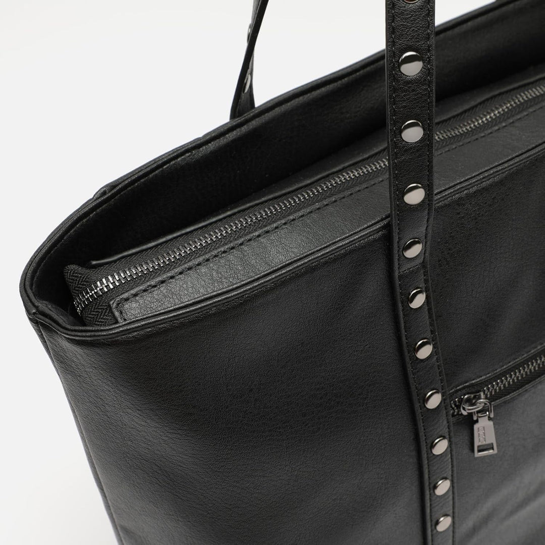 MISAKO WATTY BAG - Mittlere Tasche Frau - 44X30X15 CM - Black