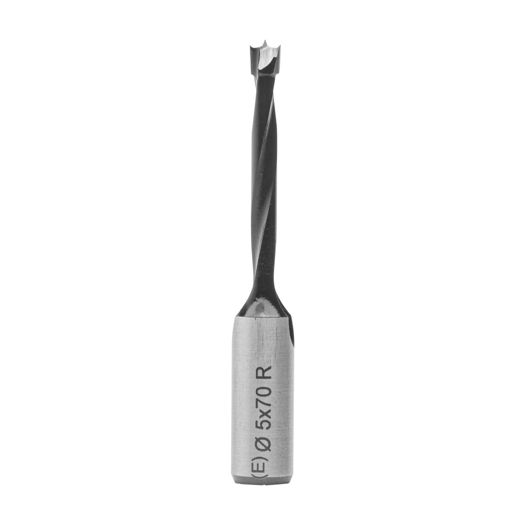 ENT 22361 Dübelbohrer HW, Schaft (S) 10 mm, Durchmesser (D) 5 mm, NL 35 mm, SL 30 mm, L 70 mm, Recht