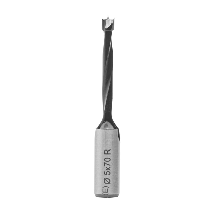 ENT 22361 Dübelbohrer HW, Schaft (S) 10 mm, Durchmesser (D) 5 mm, NL 35 mm, SL 30 mm, L 70 mm, Recht