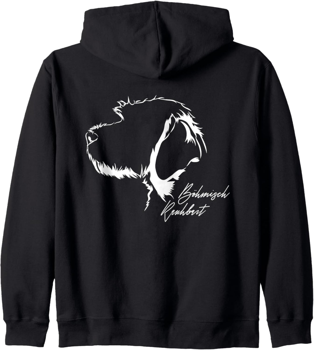 Böhmisch Rauhbart Profil Hunderasse Hund Hunde Kapuzenjacke
