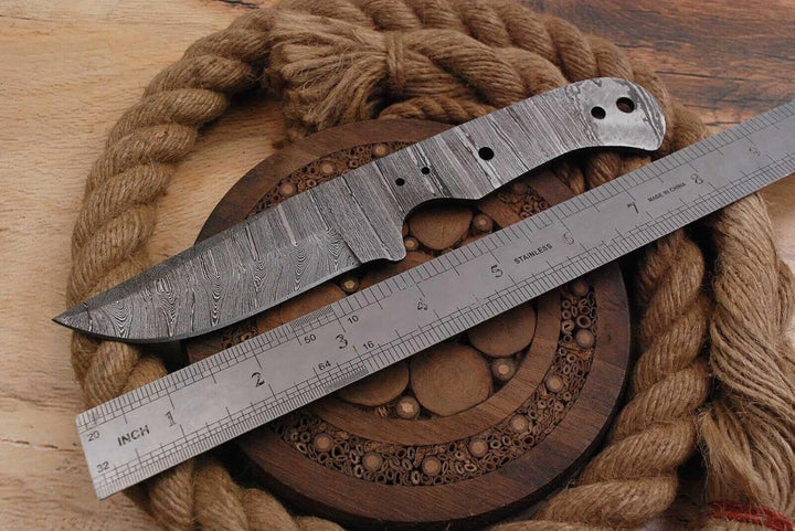 Damast Klinge Handgeschmiedete Damast Rohling Damascus blank blade 6076EA