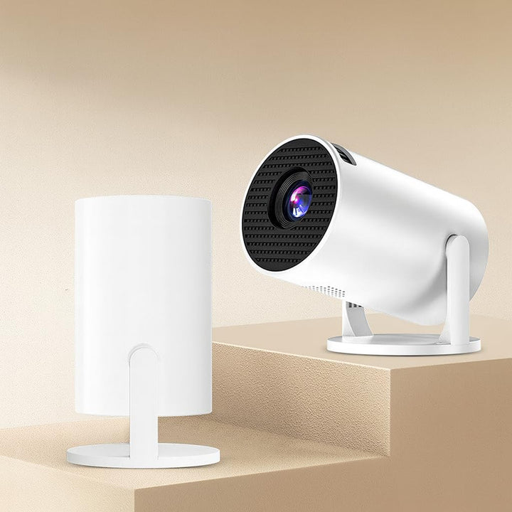 HY300 PRO Mini Beamer, 4K 1080P Unterstützung, mit Android 11, WiFi 6, unterstützt Airplay & Miracas
