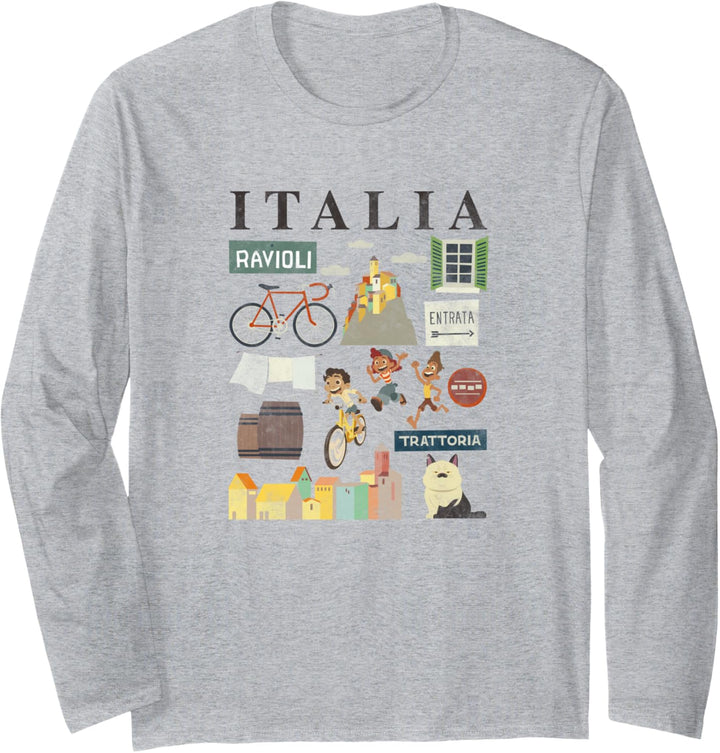 Disney Pixar Luca Italia Icons Langarmshirt