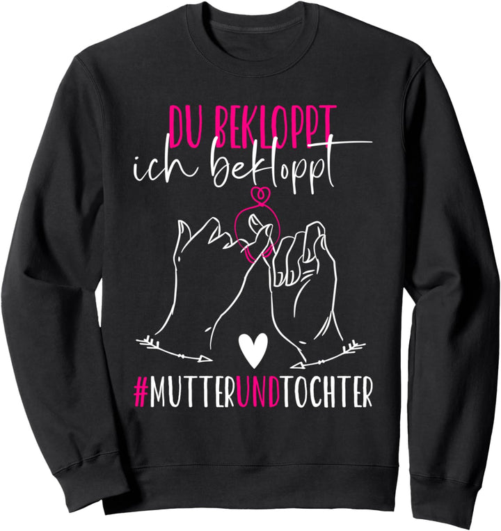 Partnerlook Mutter Tochter Familie Mama Tochter Outfit Sweatshirt