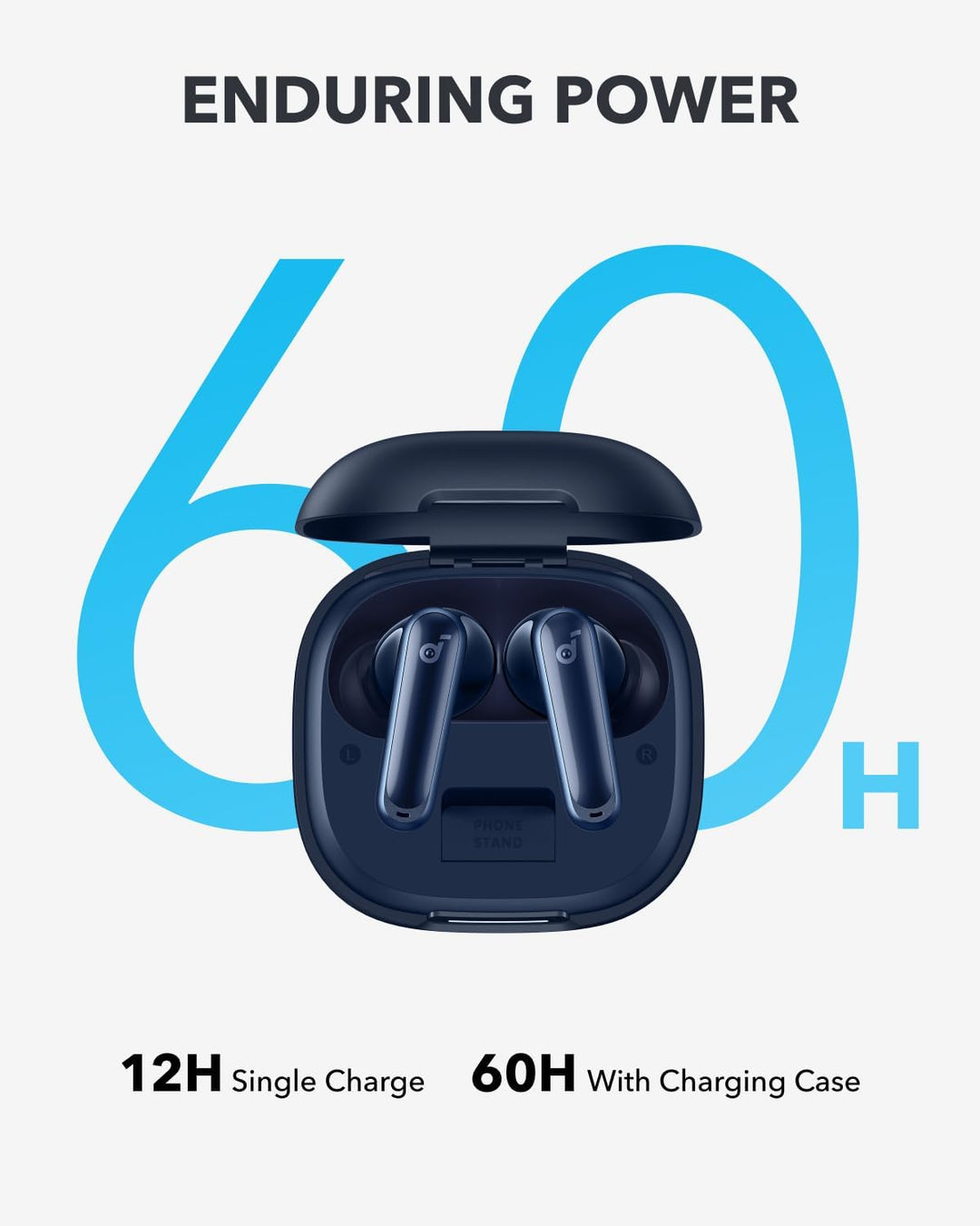 soundcore P40i by Anker, Wireless Earbuds mit Noise Cancelling, Adaptive Geräuschunterdrückung, Bass