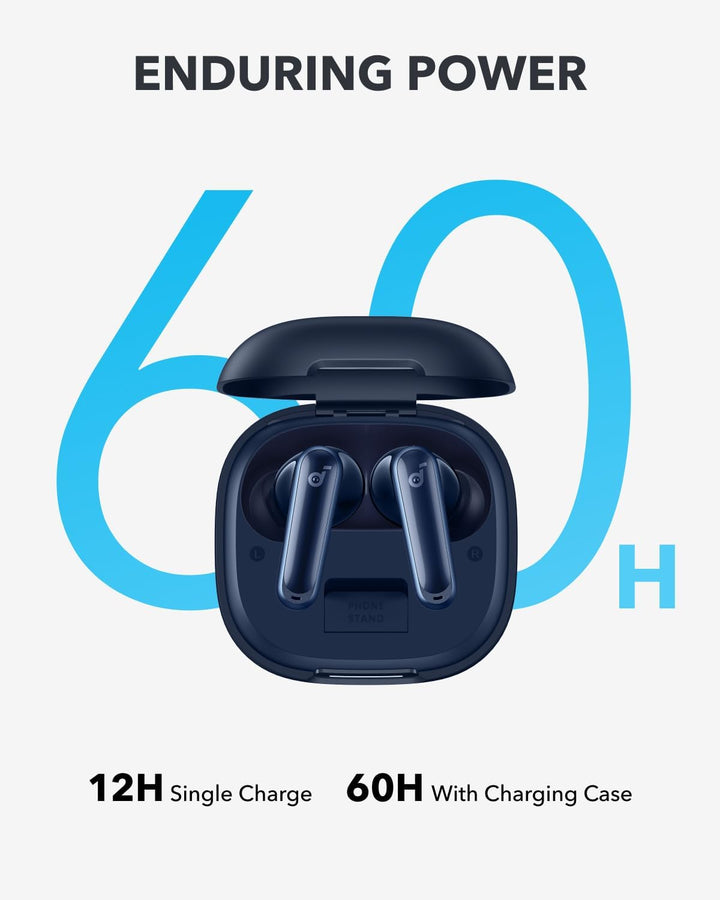 soundcore P40i by Anker, Wireless Earbuds mit Noise Cancelling, Adaptive Geräuschunterdrückung, Bass