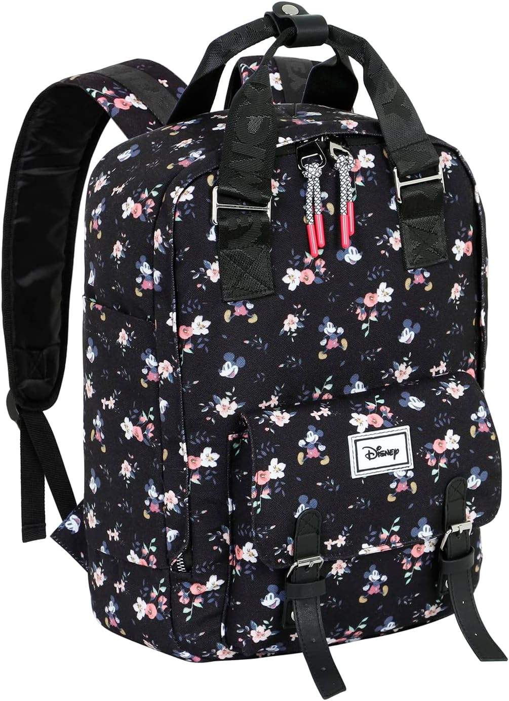 Disney Mickey Mouse Nature Rucksack, Schwarz , Einheitsgrösse, Pfirsich Rucksack 36cm Peach Rucksack