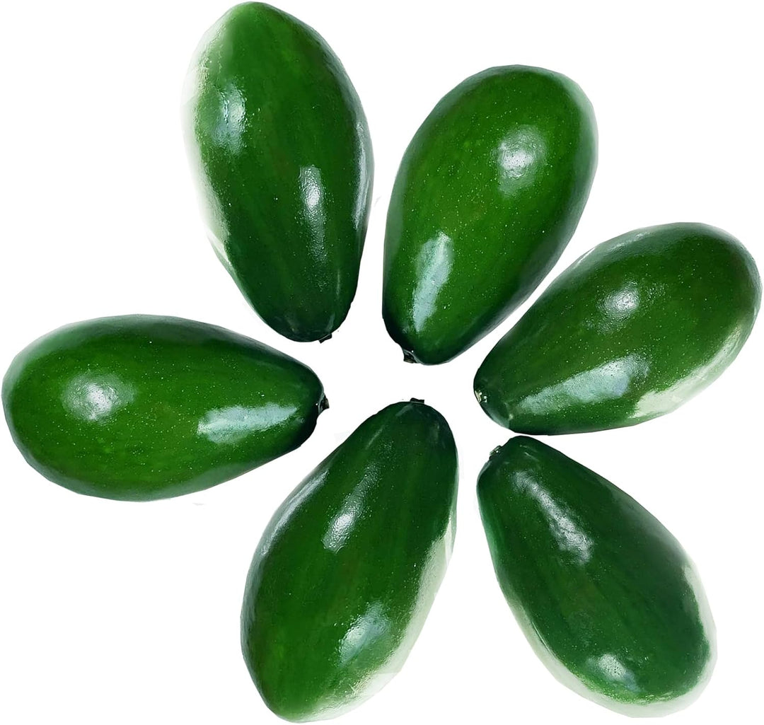 Tuxiaobu Künstliche Früchte Avocados Deko Obst, Kunst Faux Avocados Zuhause Küche Dekor Tischdekorat
