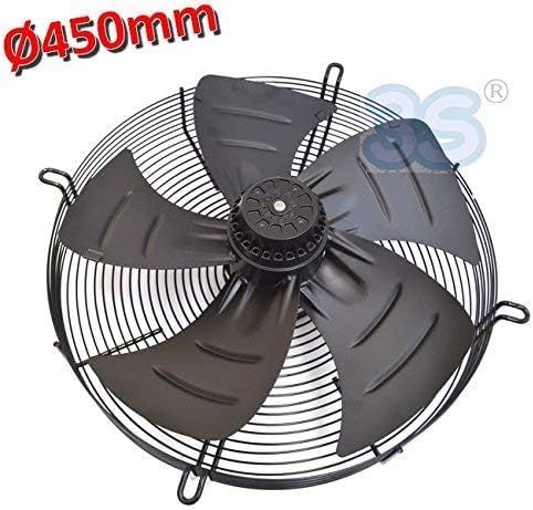 Ventilator Axial premente Ø 450 mm 230 W 220 V – mit Motor und Grill