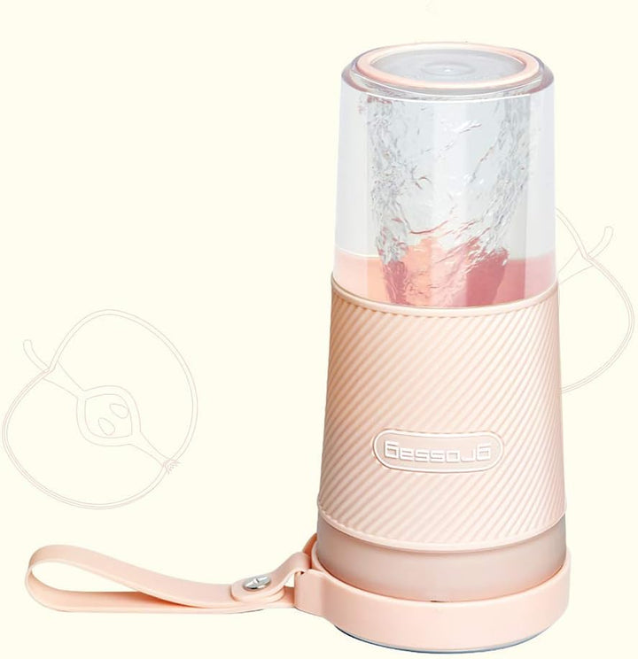 grossag Akku Smoothie Mixer to-go MX 10.05 Türkis mit USB für 0,3 Liter, Türkis