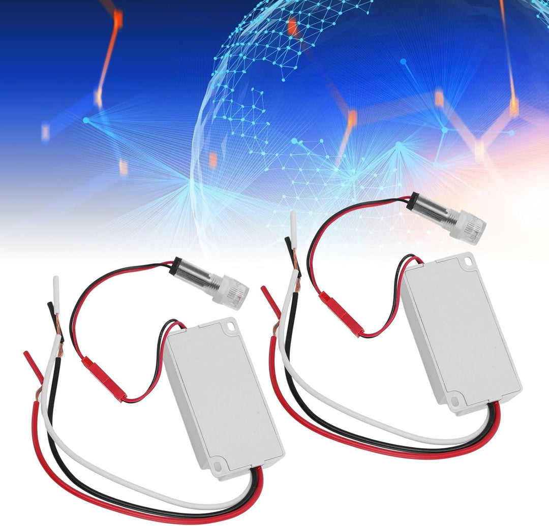 Photoelektrische Lichtsteuerung 2 PCs Photozell Lichtempfindlichkeitsschalter Sensor Automatisch auf