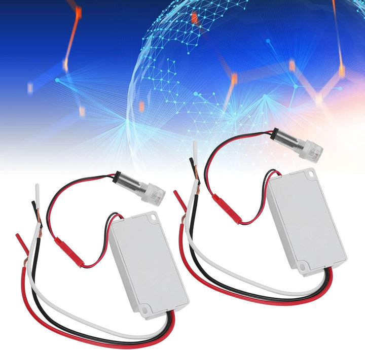 Photoelektrische Lichtsteuerung 2 PCs Photozell Lichtempfindlichkeitsschalter Sensor Automatisch auf