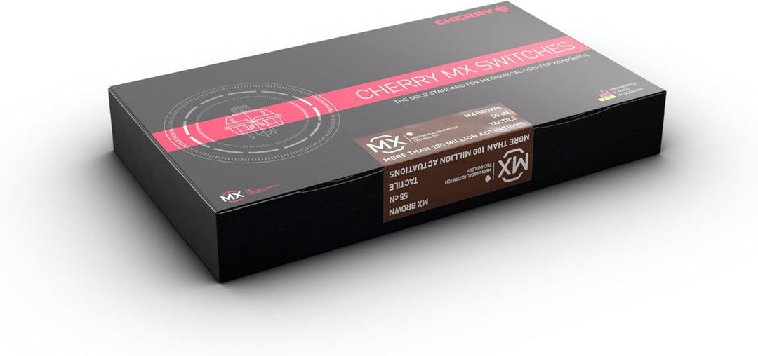 CHERRY MX RGB Brown Switch Kit, 23 Mechanische Tastatur-Schalter, für DIY, Hot Swap oder Gaming-Keyb
