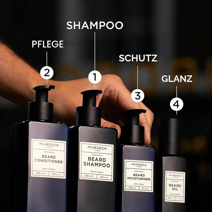 Murdock London Bartshampoo | pH-ausgewogen &amp; sulfatfrei | 250 ml