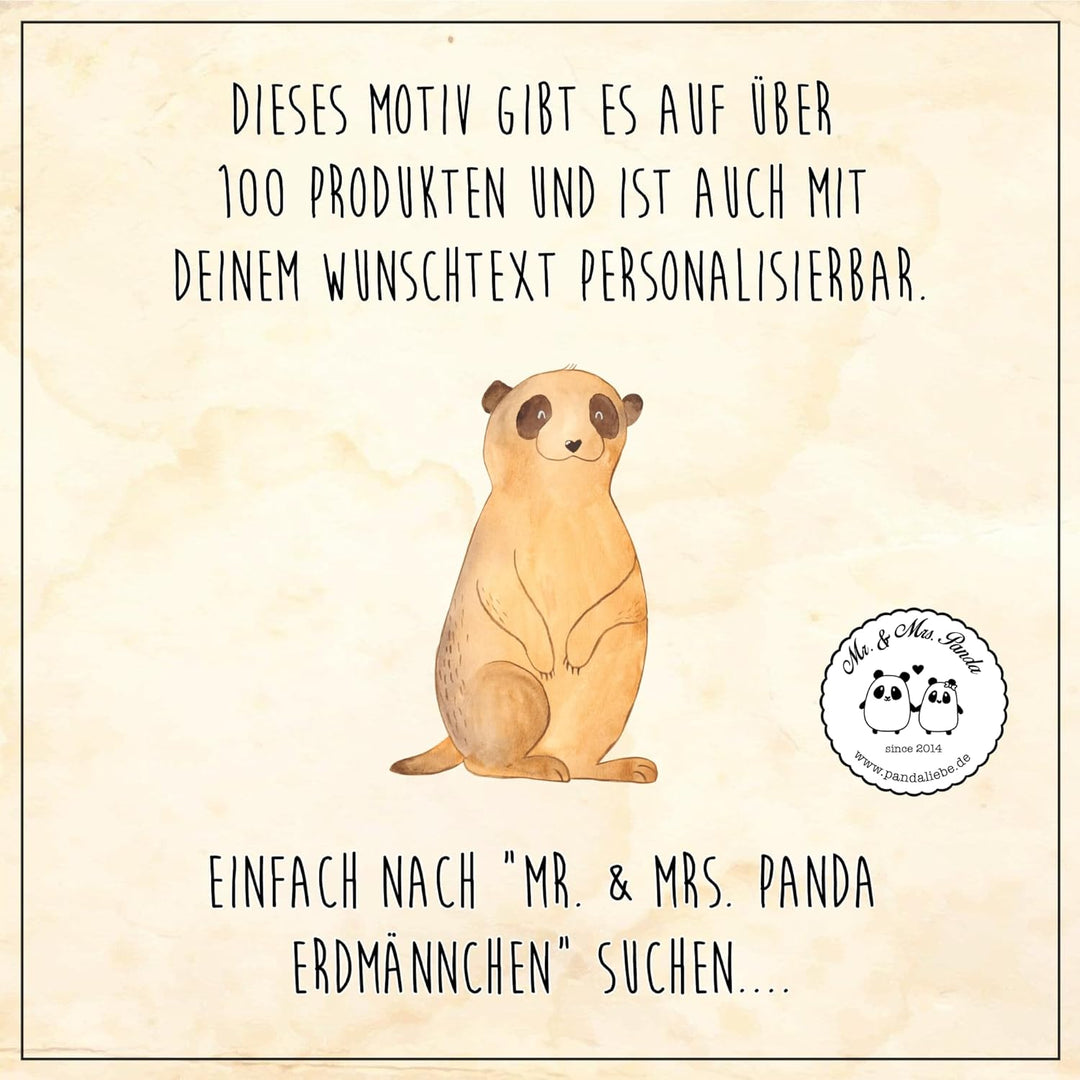 Mr. & Mrs. Panda Dose Erdmännchen - Geschenk, Traveling, gebäckdose, Weltreise, Afrika, Spruch, aufb