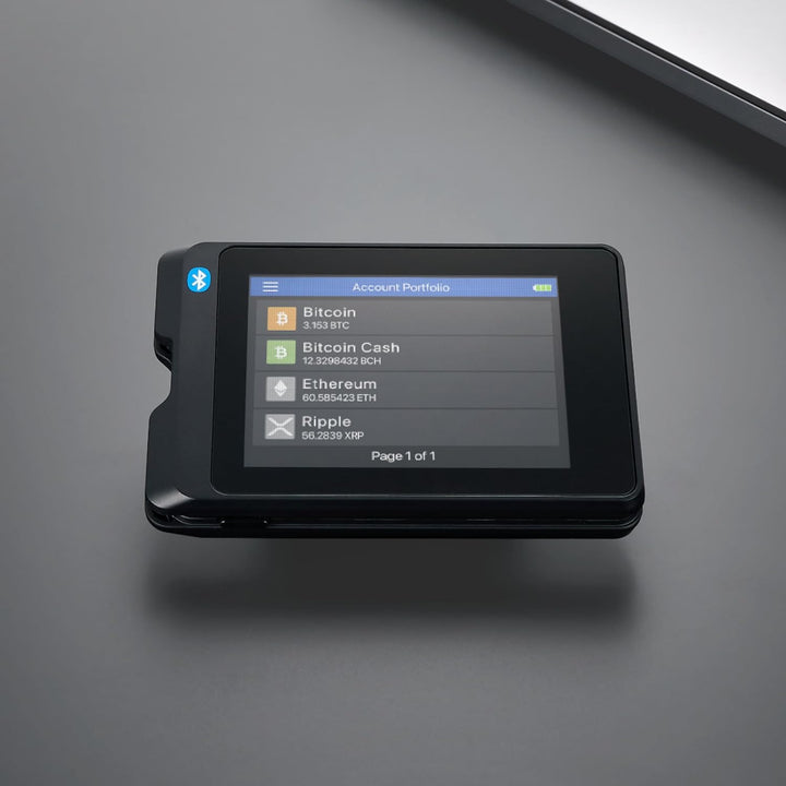SecuX W20 - Sicherstes Crypto Hardware Portemonnaie mit Bluetooth - Grosser Touchscreen - Verwalten