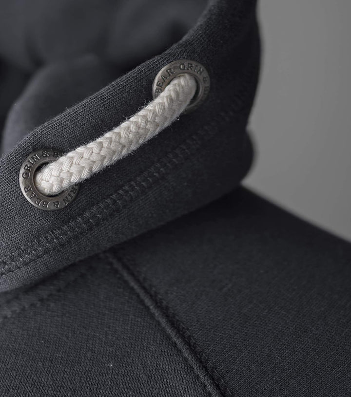 Grin&Bear Hoodie Herren Sweatshirt GEC484 S Anthrazit, S Anthrazit