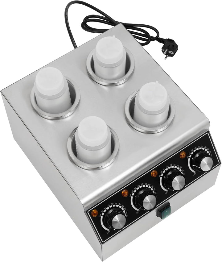Sossenwärmer,Sossenwärmemaschine aus Edelstahl,Sossenwärmemaschine mit Druckflasche,Temperatur Einst
