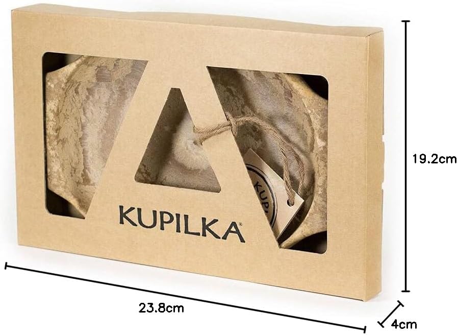 Kupilka 44 - Plate - Outdoorteller aus biologischem Material - recyclebar Braun, Braun