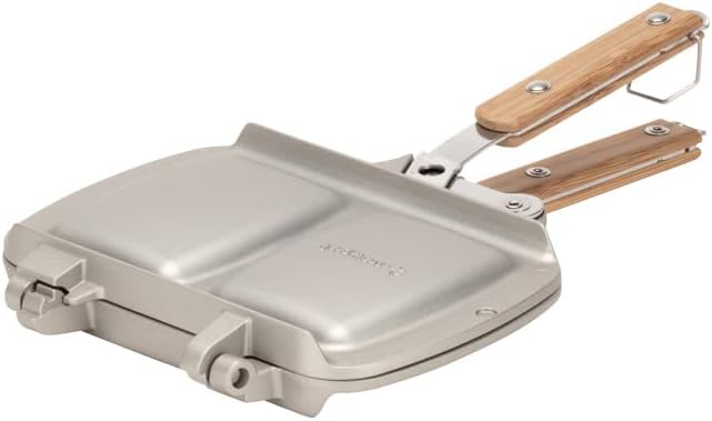Snow Peak Tramezzino Camping Sandwichmaker, Aluminium, geeignet für Camping & Outdoor