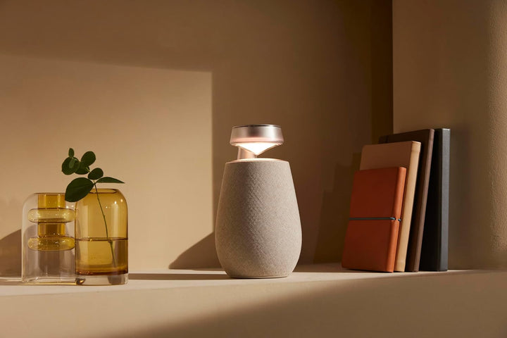 LG XBOOM Go DXO2T, 360° Bluetooth-Lautsprecher (20 Watt, Google Assistant, Siri, Beleuchtung), Beige