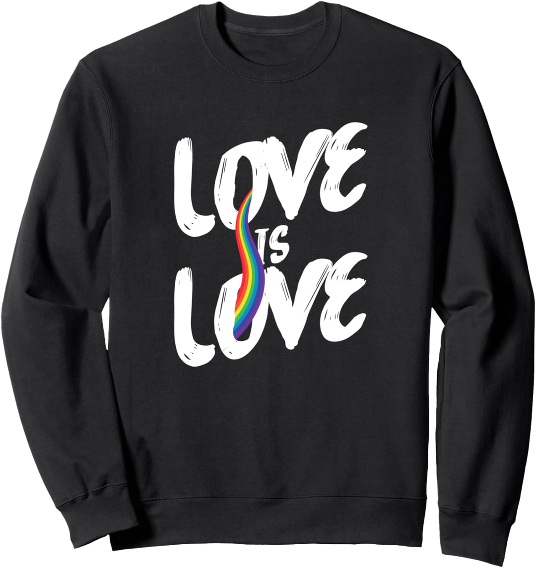 Liebe ist Liebe Homosexuell Stolz LGBT Subtile Stolz Flagge Sweatshirt