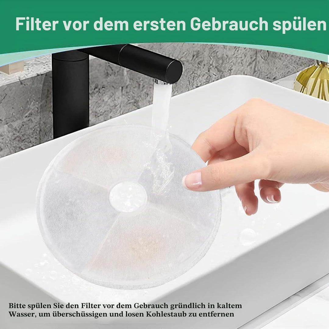 8 Stück Ersatzfilter für Trinkbrunnen, Katzenbrunnen Filter für 3L/100oz Katzenbrunnen ‎43742W ‎4374