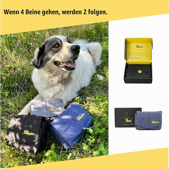 Arrivly SixWalker Gassi Tasche Hund Leckerlibeutel für Hunde mit Magnetverschluss, Praktischer Hunde
