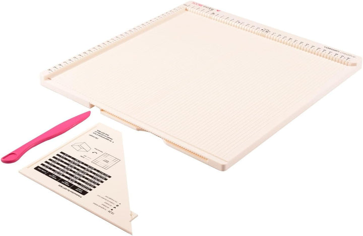 Vaessen Creative Score Easy Mehrzweck Falzbrett cm Offwhite, 30,5 x 30,5 cm, Weiss Weiss Single, Wei