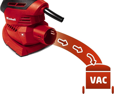 Einhell Multischleifer TH-OS 1016 (100 W, Schleiffläche 104 cm², Staubfangsack und Absaugadapter, Kl