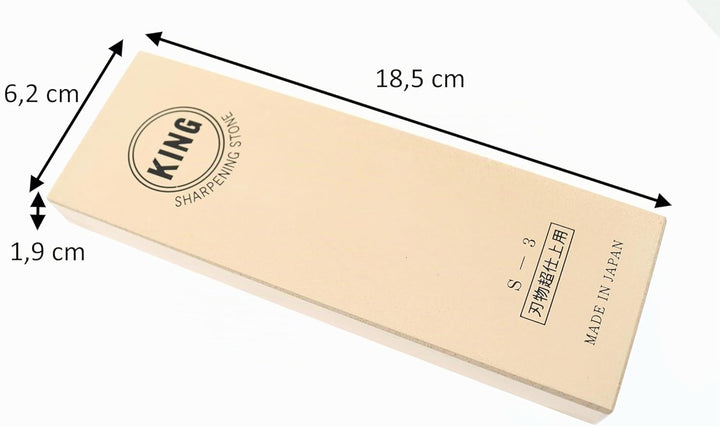 King Finishing Stone S S-3X Schleifstein Körnung #6000 ohne Basis Made in Japan