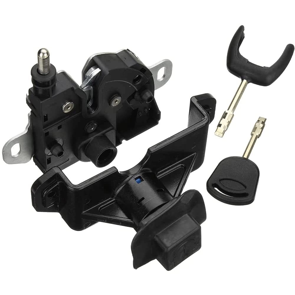 VHEUHZ Motorhaubenschloss komplett Satz 2x Schlüssel kompatibel mit Ford Transit MK7 6C1A16D748AB 8T