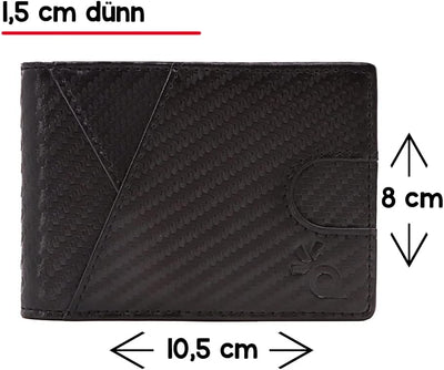 Geldbörse mit Geldklammer Geldbeutel Männer Portemonnaie Wallet Portmonaise Herren Geldtasche klein