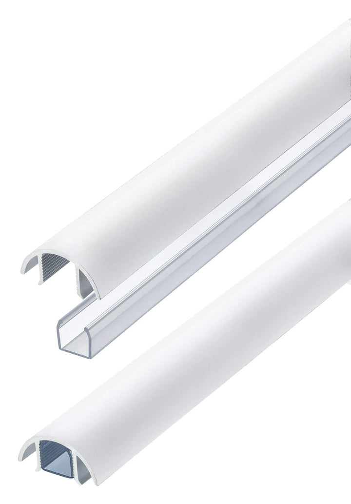 Mini Design Aluminium Kabelkanal für z.B. Lautsprecher - 30mm breit von ALUNOV (Länge: 100cm, Weiss