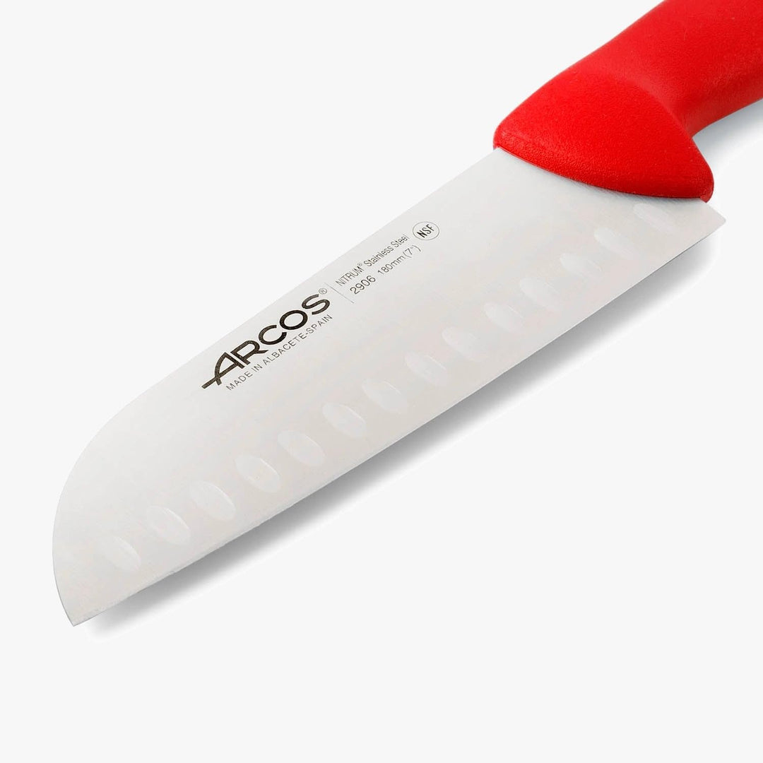 Arcos Serie 2900 - Santoku Messer Messer Asiatischer ArtAsian Knife - Klinge Nitrum Edelstahl 180 mm